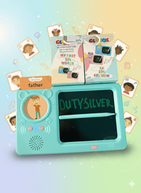 Yazı Tahtalı İngilizce & Türkçe Eğitici Oyuncak - DUTYSILVER